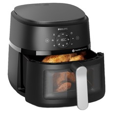 PHILIPS 飛利浦 星樂視透視海星氣炸鍋 6.2L, 黑色, NA231
