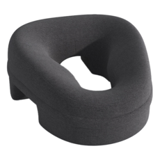 ANTIAN 美容院鏤空記憶棉按摩SPA趴枕/家用推拿枕頭/按摩頭枕/趴趴午睡枕, 深灰色, 1個