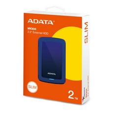 ADATA 威剛 輕薄行動硬碟 HV300 2.5吋, 藍色, 2TB