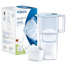 BRITA 淨水器Glacier Blue 2.2L+韓國型濾芯組 Liquelli/利凱利 客戶自行安裝, 利奎利/里克利