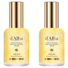 달바 화이트 트러플 퍼스트 오일 캡슐 세럼, 50ml, 2개