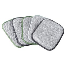 銀絲棉紗雙面刷鍋洗碗布, 1組, 顏色隨機, 5個