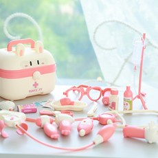 Funysofy 兔子綜合醫院遊戲 18種組, 1套, 粉色