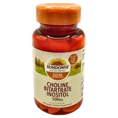 SUNDOWN NATURALS 日落恩賜 孕寶膽鹼 + 肌醇加強錠, 1個, 60顆