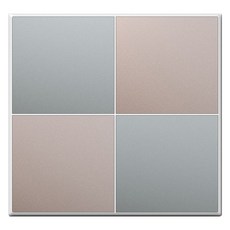 TILINS Gallery通訊空白板 蒙克蓋 2個用 綠色米色白色框
