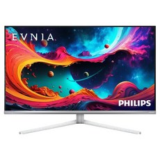 필립스 4K UHD 에브니아 OLED 240 게이밍 USB C 무결점 모니터 화이트, 80cm, 32M2N8900