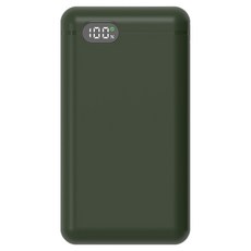 리큐엠 고속충전 보조배터리 20000mAh, QP2000C, 그린