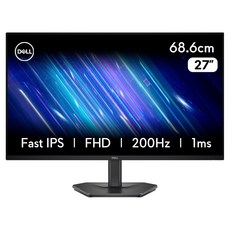 델 FHD 200Hz 1ms IPS 게이밍 모니터, 68.6cm, SE2725HG