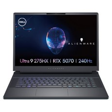 델 2025 에일리언웨어 AREA 51 16 코어Ultra9 인텔 14세대 지포스 RTX 5070, Liquid Teal, 1TB, 16GB, WIN11 Home, DAA16250-WH02KR