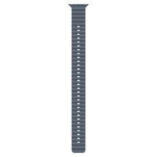 Apple 정품 2025 애플워치 오션 밴드 익스텐션, 앵커 블루/블랙 티타늄, 1개, 49mm, One Size