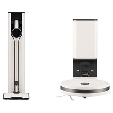 LG전자 코드제로 오브제컬렉션 무선청소기 A9S + 로봇청소기 R5 세트 AX920BWE-R 방문설치, 카밍베이지(무선청소기), 카밍베이지(로봇청소기)