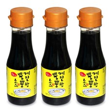 우리식품 참소스 계란밥 뿜뿜 간장소스, 185g, 3개