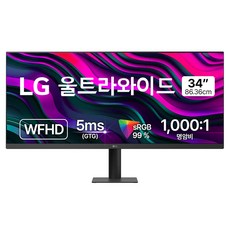 LG전자 WFHD 울트라와이드 모니터 방문설치, 86.36cm, 34U511A