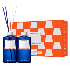 라이프홀릭 딥 퍼퓸 디퓨저, 2개, 500ml, 포레스트 우드