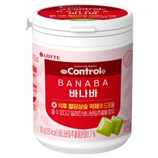 롯데웰푸드 아임 컨트롤 껌 바나바, 100g, 1개