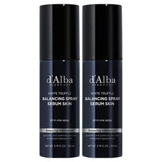 달바 올인원 맨즈 밸런싱 스프레이 세럼 스킨 + 기프트백, 80ml, 2개