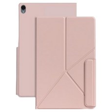 VISBYH 버클 마그네틱 태블릿 케이스, 1개, 핑크