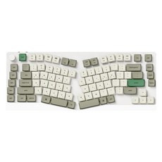 키크론 ZMK 유무선 기계식 키보드, 쉘화이트, K15P-RZ6, 저소음 적축
