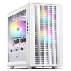 주연테크 2026 게임용 조립PC 라이젠5 라이젠 9000 시리즈 지포스 RTX 5060 Ti 화이트, 1TB, 32GB, WIN11 Home, 라이젠5-9600X