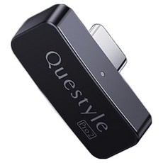 퀘스타일 오디오 LDAC 오라캐스트 지원 무손실 블루투스 동글, 스페이스 그레이, 1개, QCC Dongle Pro 2