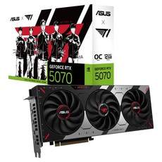 에이수스 T1 지포스 RTX 5070 GDDR7 OC Edition 인텍앤컴퍼니 12GB 그래픽카드, T1-RTX5070-O12G-GAMING