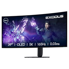 델 WFHD 에일리언웨어 Tandem 5K OLED 165Hz 330Hz 0.03ms 게이밍 모니터, 98.7cm, AW3926QW