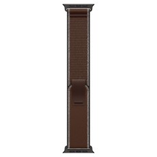 애플워치 트레일 루프, 다크 엄버 / 블랙 티타늄, 49mm, S/M