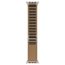 애플워치 알파인 루프, 데저트 / 내추럴 티타늄, 49mm, Small