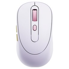 한성컴퓨터 듀얼 경량 저소음 무선 마우스, 퍼플하트, BM150 OfficeMaster