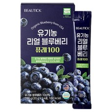 뷰틱 유기농 리얼 블루베리 퓨레 100 14p, 280g, 1개