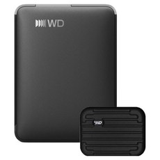 WD Elements Portable USB C 외장하드 전용파우치, 5TB, 블랙