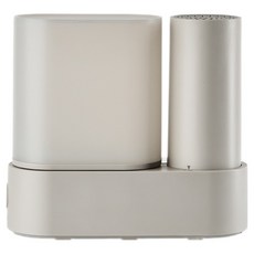 르젠 듀웰 시그니처 저소음 간편 세척 가열식 가습기 1.5L, 바크그레이, LZHD-D150