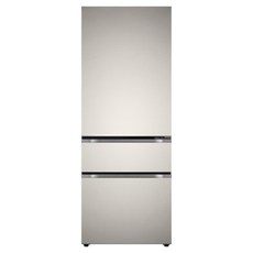 LG전자 디오스 AI 오브제컬렉션 3도어 김치톡톡 386L Fit & Max 스탠드형 김치냉장고 방문설치, 럭스 실버, Z386SLL261