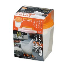 inomata 微波爐蒸飯碗, 日本原裝進口 優良樹脂無毒無味安全耐用 多種用途輕鬆方便, 1個, 透明