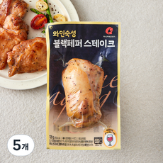 마니커에프앤지 와인숙성 블랙페퍼 스테이크, 120g, 5개