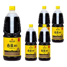 송표 골드 양조간장, 1.8L, 5개