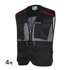 마크 여름용 망사 작업조끼 MK-182, 4개