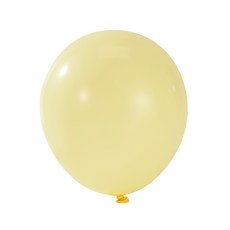 엉클킴 파티용 이벤트 라운드 둥근 일반 풍선 100P, 옐로우, 1개 옐로우, 1개
