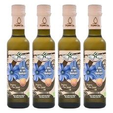 구스티 유기농 아마씨 오일, 250ml, 4개