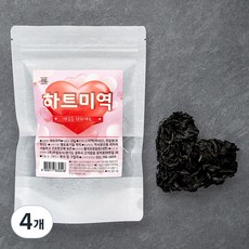 주일 하트미역, 25g, 4개