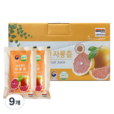 싱싱 빨간 자몽즙, 2000ml, 9개