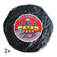 如意 野生紫菜餅, 幼嫩乾燥脆爽, 特級無砂, 60g, 2包