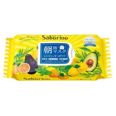 BCL Saborino 早安面膜 32片, 洗臉+保養+保濕打底, 水果草本香, 1包