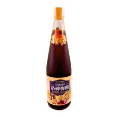 崇德發 洛神梅醋, 五倍濃縮醋 糯米醋基底, 500ml, 1瓶