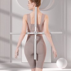 Luarmo Atti Ahtty正確姿勢平衡桿瑜珈普拉提伸展棒, 灰色, 1個