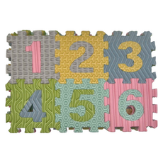 TWO BOO 二寶地墊 馬卡龍觸覺小巧拼 Set 36片, 英文字母&數字 觸覺小巧拼, 英文字母/數字, 1組