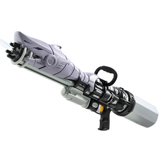 星星玩具特大型加特林強力水槍 2000ml, 鯊魚灰