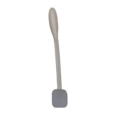 OO 生活輔具 乳液輔助刷, 附有軟墊和海綿兩款刷頭, 長度40cm, 單一顏色, 1支