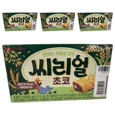 롯데웰푸드 씨리얼 초코, 42g, 4개