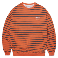 미니멀프로잭트 MNMP 스트라이프 오버핏 맨투맨